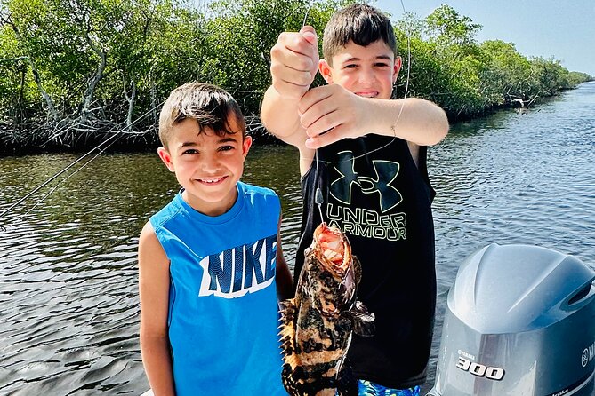 Private 2 Hour Kids and Family Fishing Marco Island, FL - Price and value: $400 for up to 6 (and why filling the boat helps)