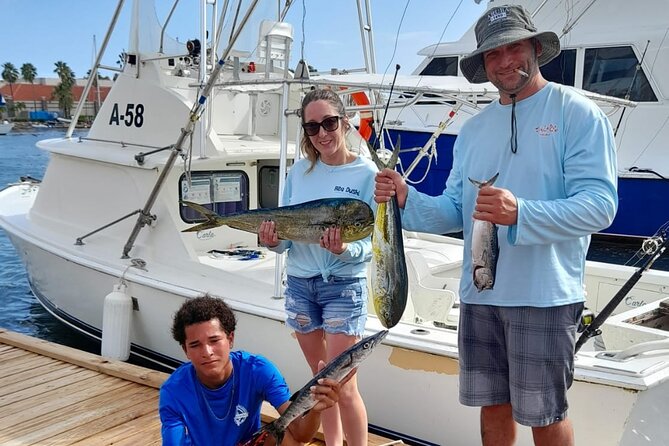 Private Afternoon Fishing Charter in Aruba - Meet the captain and mate: how Rudolph’s help changes your day