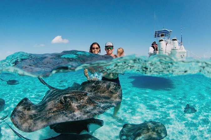 Private Charter Reef fishing, Stingray City, Snorkel, Mangroves - Rum Point: a 1-hour pause for sun, shade, and a slower pace