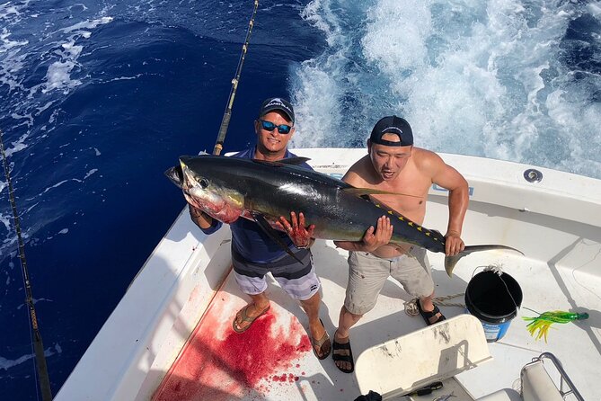 Private Deep Sea Fishing 1/2 Day morning on"Angler Management" - Snorkeling and Cooling Off While the Day Rolls