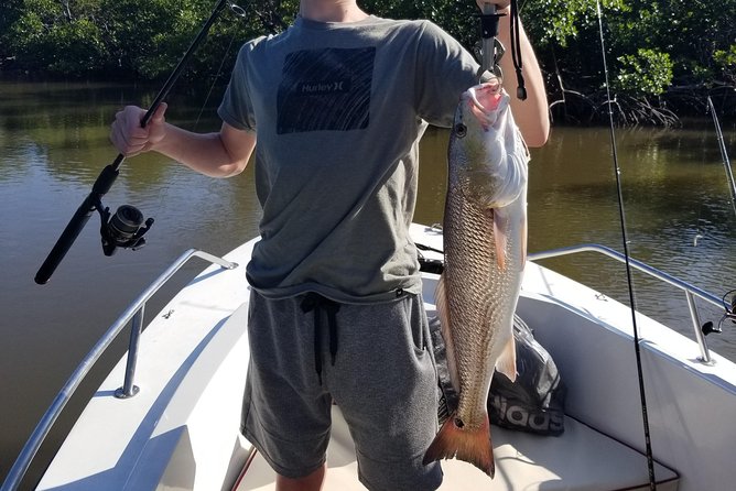 Private Fishing Boat Charters in Naples Bay and the Gulf - Included for value: fishing gear, licenses, water, snacks, and music