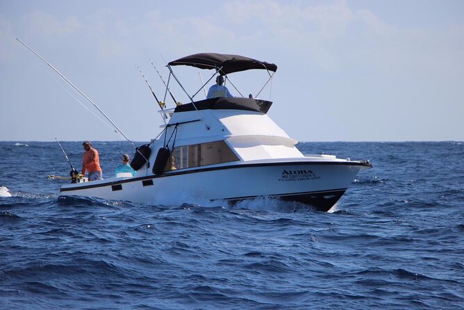 Private fishing charter Bertram 31ft 6 pax max if you don't fish you don't pay - Off-shore targets: what you might catch and what to expect realistically