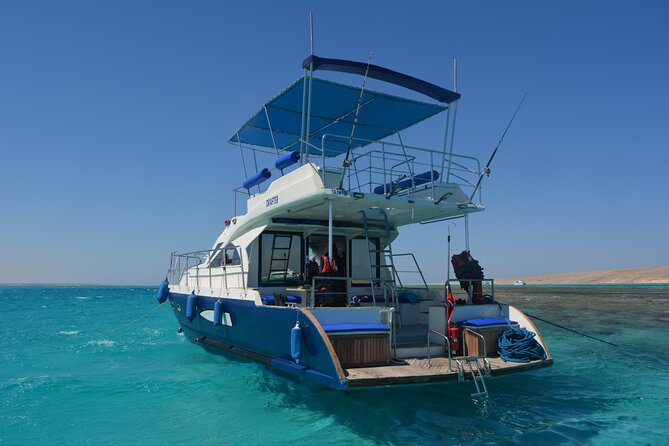 Private Fishing Day Boat With Equipment and Transfer – Hurghada - Snorkeling with a guide: included once, so make it count