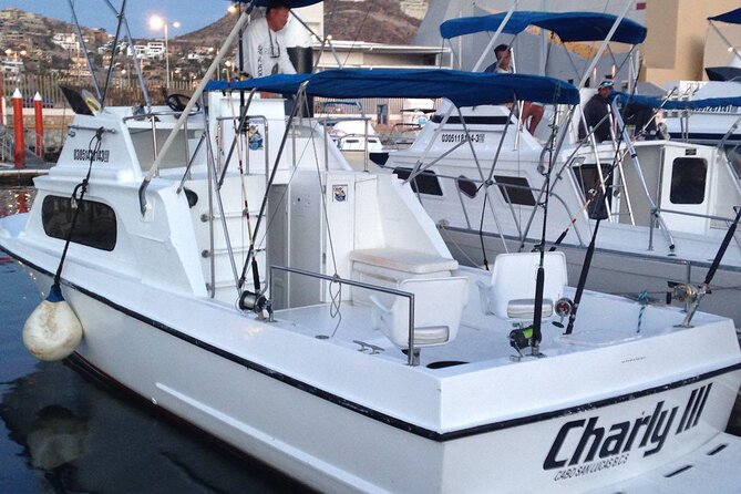 Private Half-day Deep Sea Fishing Charter in Cabo San Lucas - The fishing setup: five lines and a crew that works the plan
