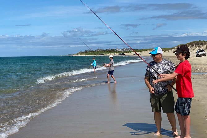 Private Nantucket Beach Fishing Activity with a Guide - Target species: bluefish, striped bass, false albacore, bonito