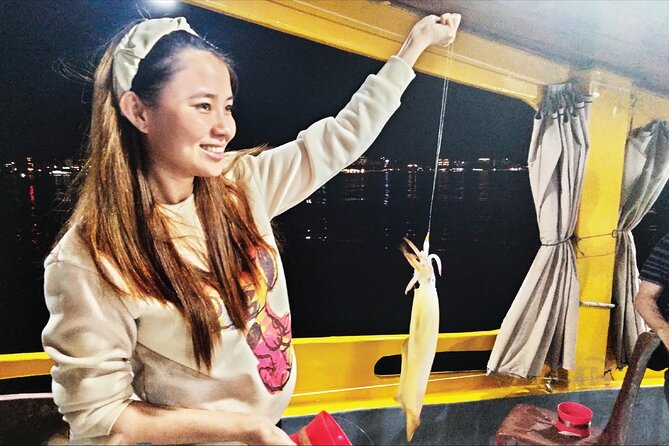 Red River Private Tour : Sunset and Night Squid Fishing - Sunset and squid fishing on a wooden boat in Phu Quoc