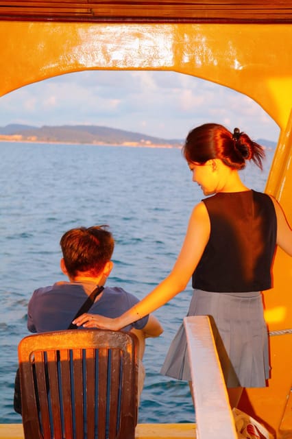 RedRiverTours - Enjoying Sunset & Night Squid Fishing - Timing That Keeps It Easy: Pick-Up, Sunset, Fishing, Return