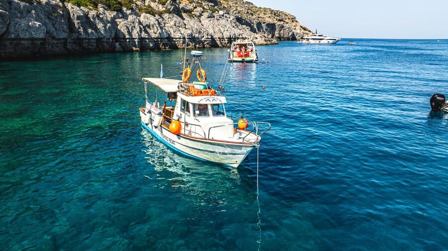 Rhodes: Captain Manolis Fishing Trip with BBQ and Swimming - When the Food Shows Up: BBQ on Board That Actually Fits the Day