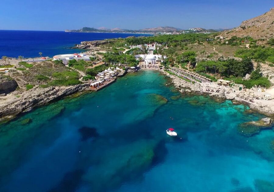 Rhodes Town: Fishing Boat Trip with Fish Meal and Swim Stops - The BBQ lunch at sea: fresh fish, Greek sides, and drinks