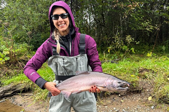 River Fishing and Bear Watching - On the old logging roads: how the day sets up the fishing