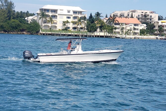 Rose Island: Private Snorkeling, Fishing, and Swimming with Pigs - Sailing Past Paradise Island and the TV-Famous Gilligan’s Angle