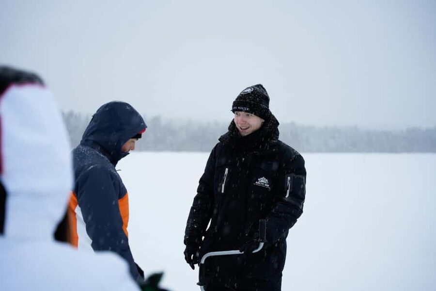 Rovaniemi: Ice Fishing Small Group Tour & Barbeque - Language, group vibe, and what the guide is really doing