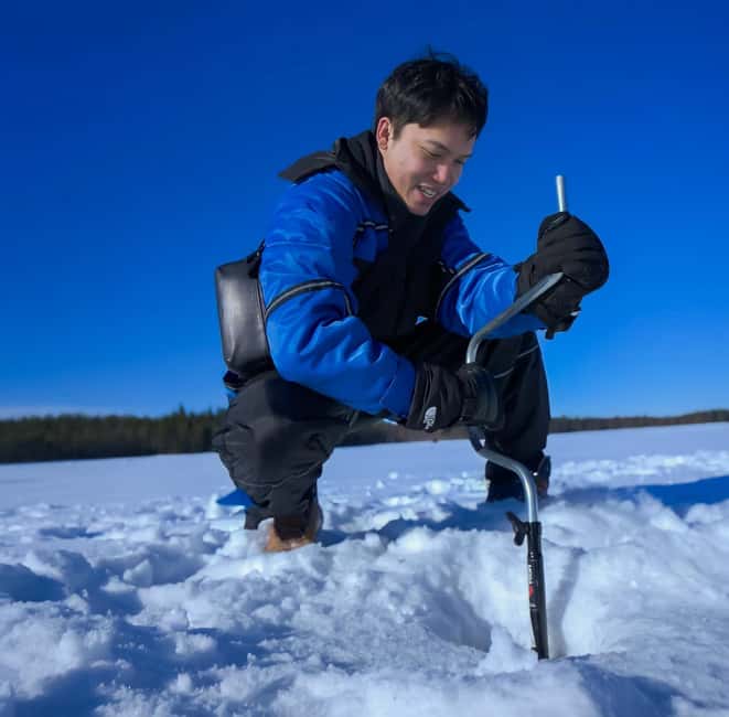 Rovaniemi: Ice Fishing Small Group Tour & Barbeque - Getting to the lake: pickup that keeps the day easy