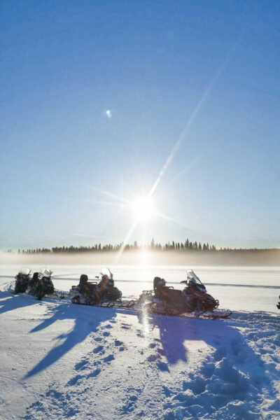 Rovaniemi: Snowmobiling and Ice Fishing - How the 3-hour safari flows from start to finish