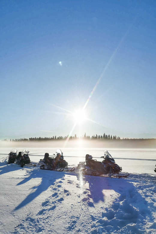 Rovaniemi: Snowmobiling and Ice Fishing - How the 3-hour safari flows from start to finish