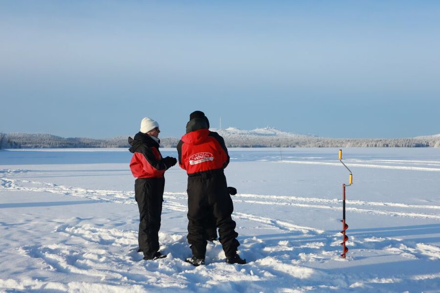 Ruka: Ice fishing trip - Pilkki on the Frozen Lake: What the 3 Hours Actually Look Like