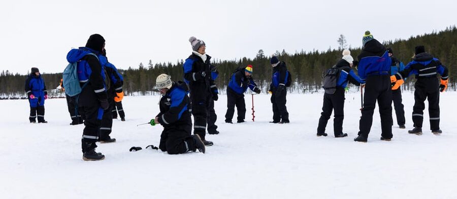 Saariselkä: Ice Fishing Safari by Snowmobile - Safety and rules that matter on the ice