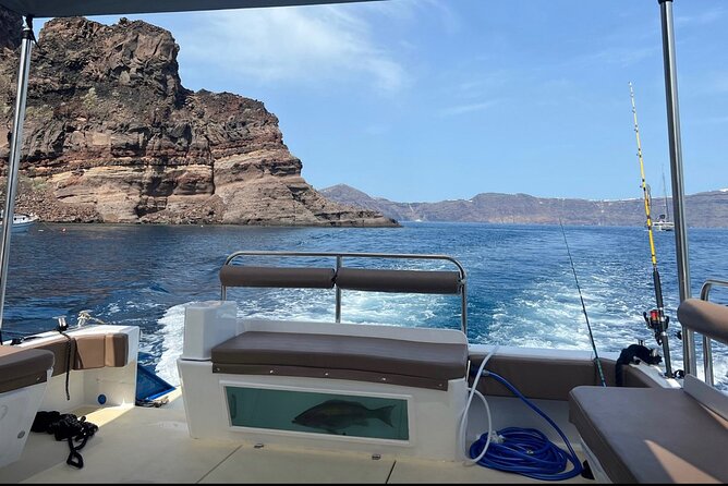Santorini Fishing Private Cruise boat tour - BBQ, Snorkeling - Key things to know before you go