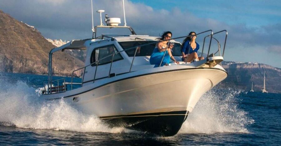 Santorini Private Cruise boat fishing tour - BBQ, Snorkeling - Key highlights to know before you go