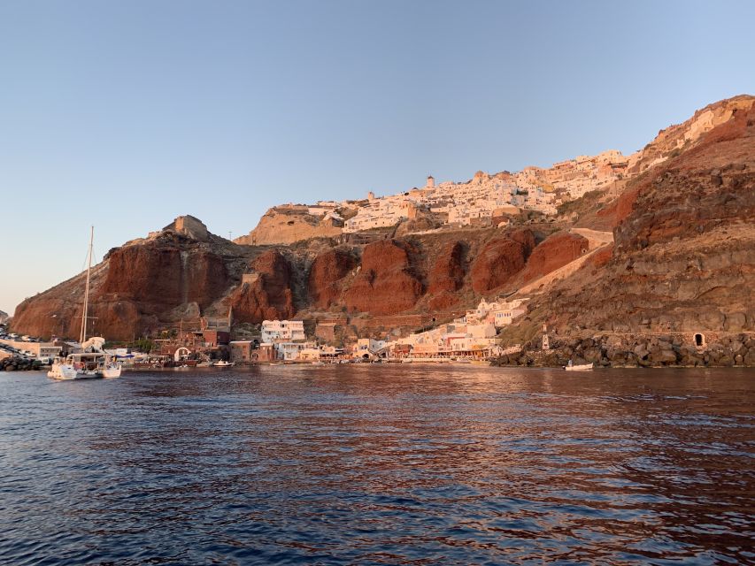 Santorini Private Cruise boat fishing tour - BBQ, Snorkeling - Price, group size, and what you’re really paying for