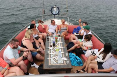 Sea excursion with BBQ, fishing, and swimming - Phantom Boat onboard: practical comfort for fishing and relaxing