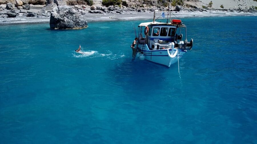 Sfakia fishing trip daytime - Marmara Beach Time and Agios Pavlos Swims: Why These Stops Matter