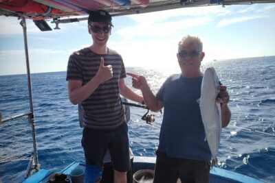 Skevos Fishing Trip Rhodes - How Fishing Works Here: Trolling for Predators, Then Ground Fishing