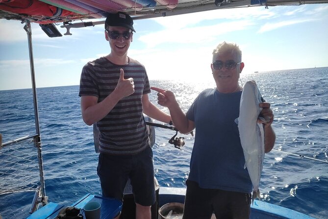 Skevos Fishing Trip Rhodes - How Fishing Works Here: Trolling for Predators, Then Ground Fishing