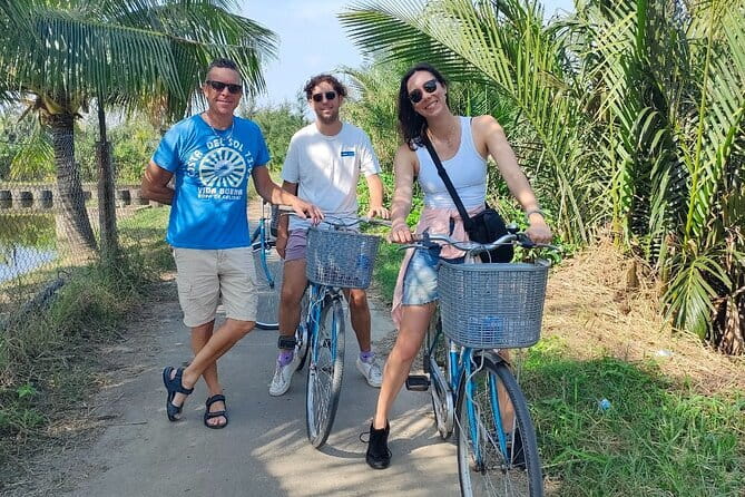 Small Group Bicycle Tour with Farming and Fishing Experience - Basket boat fishing and the coconut-waterway feeling