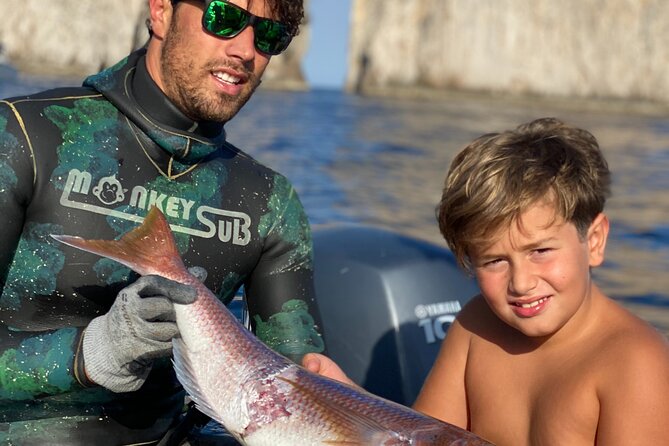 Sub Fishing And Snorkeling In The Waters Of Capri - The boat time and pace over 5 hours