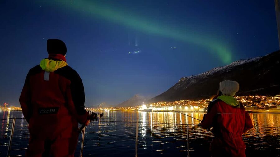 Tromsø: Nocturnal cod fishing with meal. - The Heated Lounge and Deck: Where You Warm Up Without Missing the Moment
