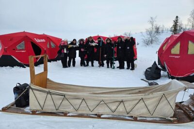Ultimate Ice Fishing with Lunch - The day’s flow: warm tent fishing, fish fry lunch, then winter fun