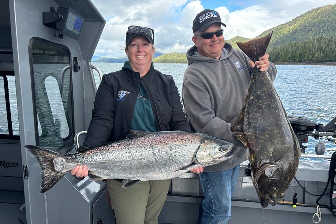 Ultimate Ketchikan Salmon and Halibut Fishing Adventure - How a Halibut-and-Salmon Combo Plays Out on the Water