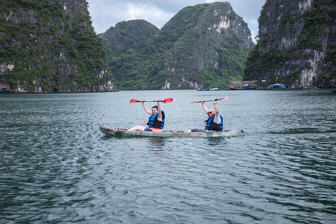 Unique Halong Private Day Cruise - Fishing Village, Kayak - Bai Tu Long Bay: time on calmer waters east of UNESCO Halong