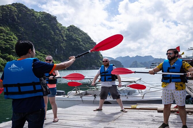 Unique Halong Private Day Cruise - Fishing Village, Kayak - Kayak or bamboo boat: the highlight that makes the day feel active