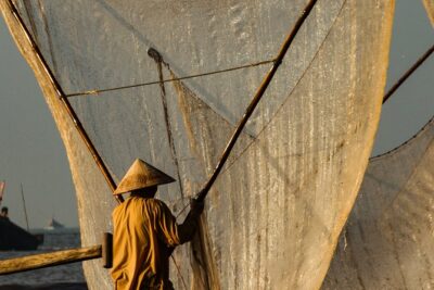 Vietnam Fishing village photography tours - Salt-making and fishing tools: turn chores into photo essays
