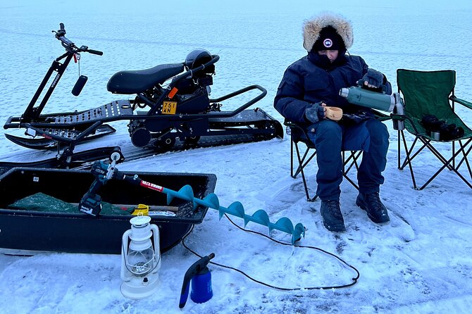VIP Ice Fishing "ICEBREAKER" Lunch in Glass Igloo - Lunch in the glass igloo: Lapland food by firelight