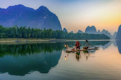 Xianggong Hill Cormorant fishing show Fuli ancient bridge DayTour - Fuli Bridge (Fuli Ancient Bridge): Stone Arch Views Over the Yulong River