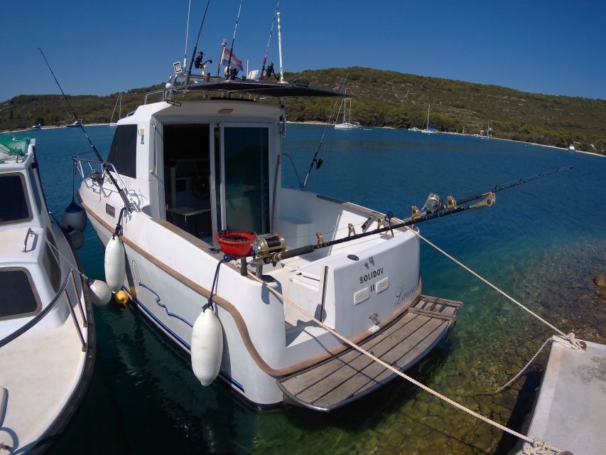 Zadar: Sunset Fishing Half-Day Guided Boat Trip - Ugljan Island is the real reason sunset fishing works